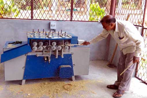 Bamboo Round Stick Making Machine>