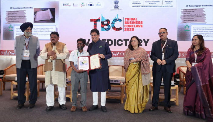 Kannadippaya of Kerala Receives GI Recognition at Tribal Business Conclave 2025
