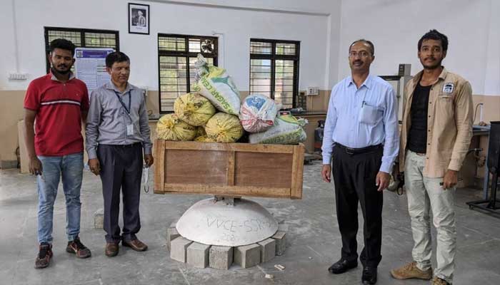 Mysuru students develop tech to replace steel with bamboo for low-carbon homes