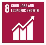 UN Sustainable Development Goal- Good Job and Economic growth by Bamboo